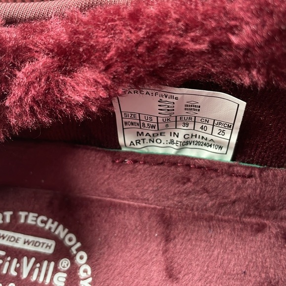 NEW! FitVille Diabetic Shoes With Warm Fur Lining. 8.5W. - Picture 4 of 12